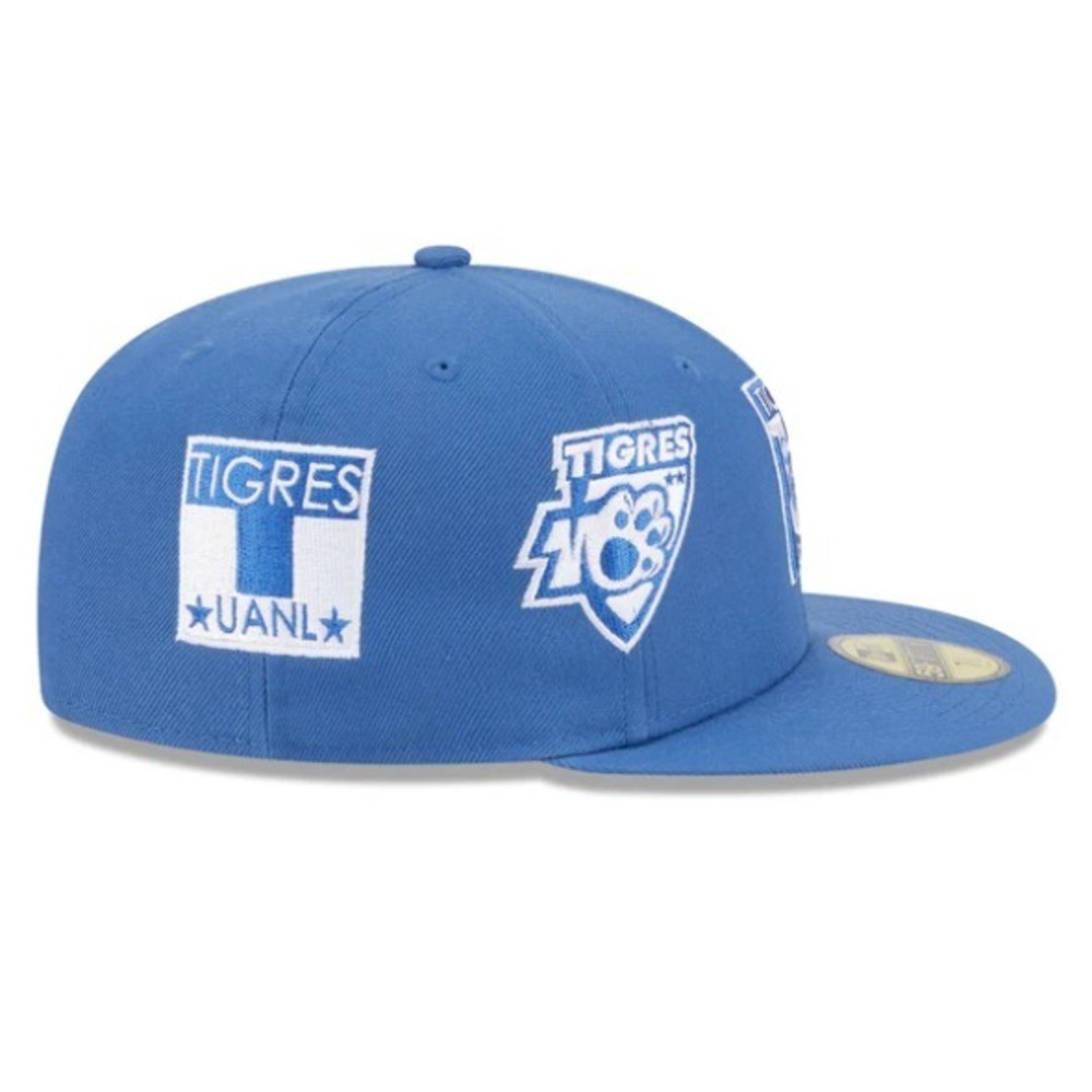 New Era® (SIZE 7 1/8) Club Tigres UANL 59FIFTY Fitted Cap in Indigo - Picture 4 of 7